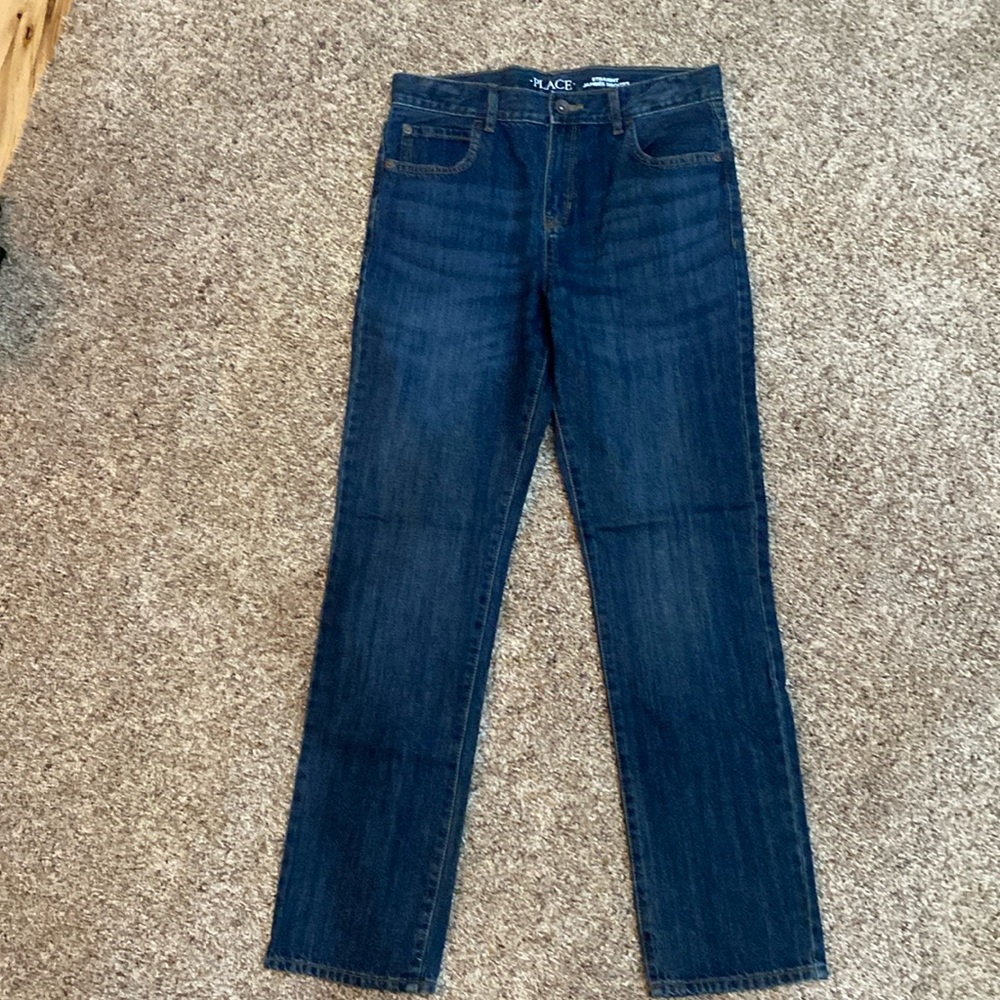 New The Children’s Place jeans size 16, adjustable waist.